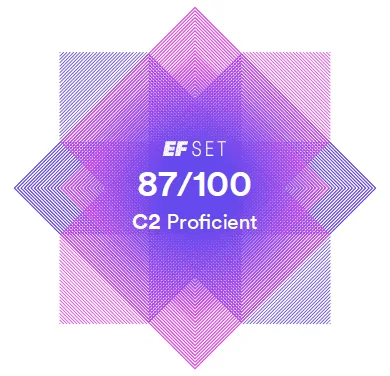 EF SET English C2 Proficient Badge