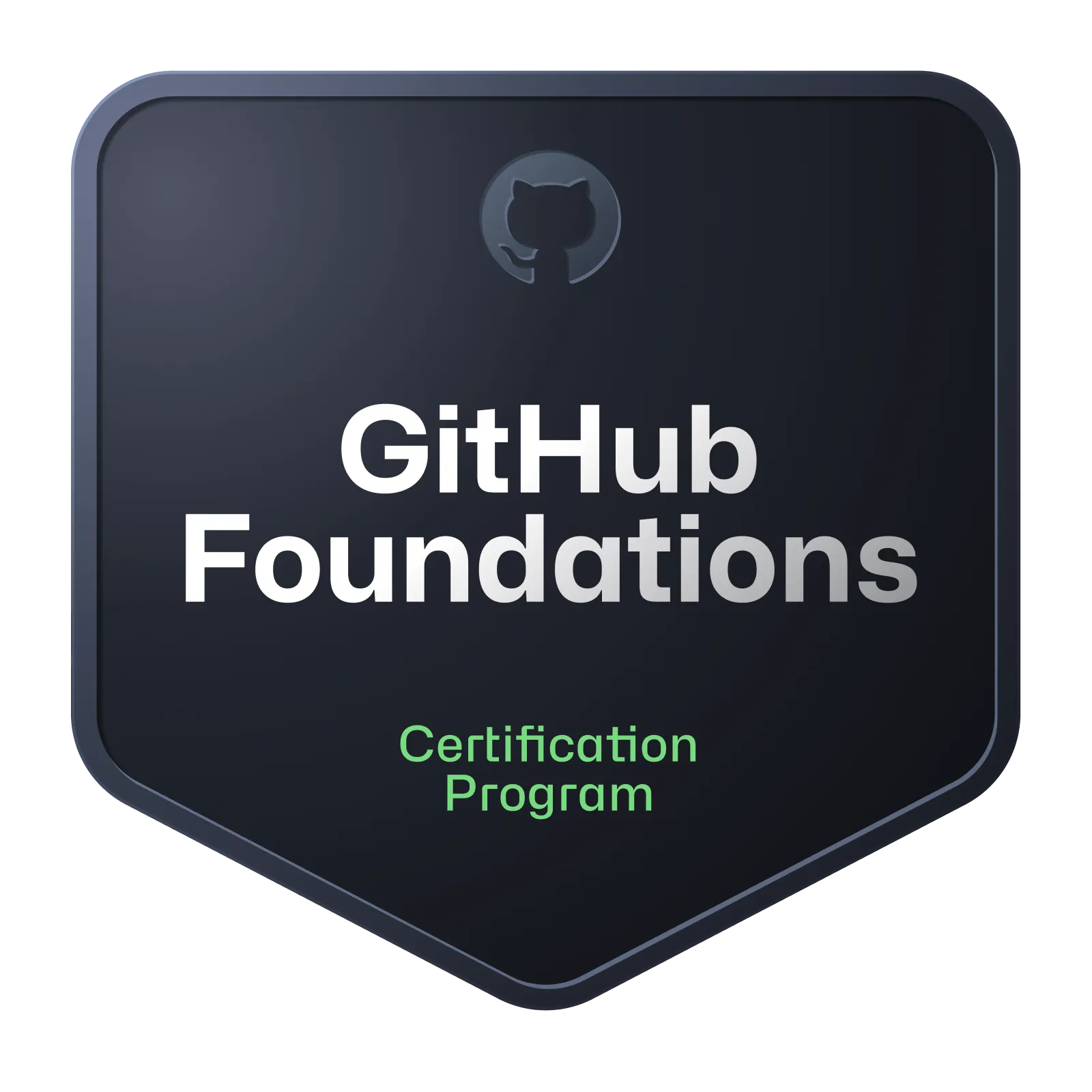 GitHub Foundations Certification Badge