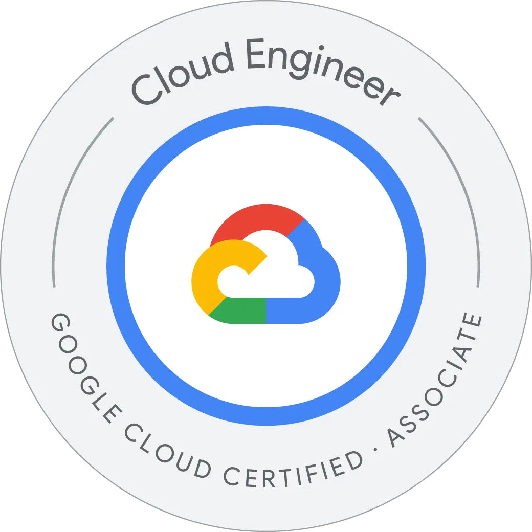 Google Certified Associate Cloud Engineer Badge