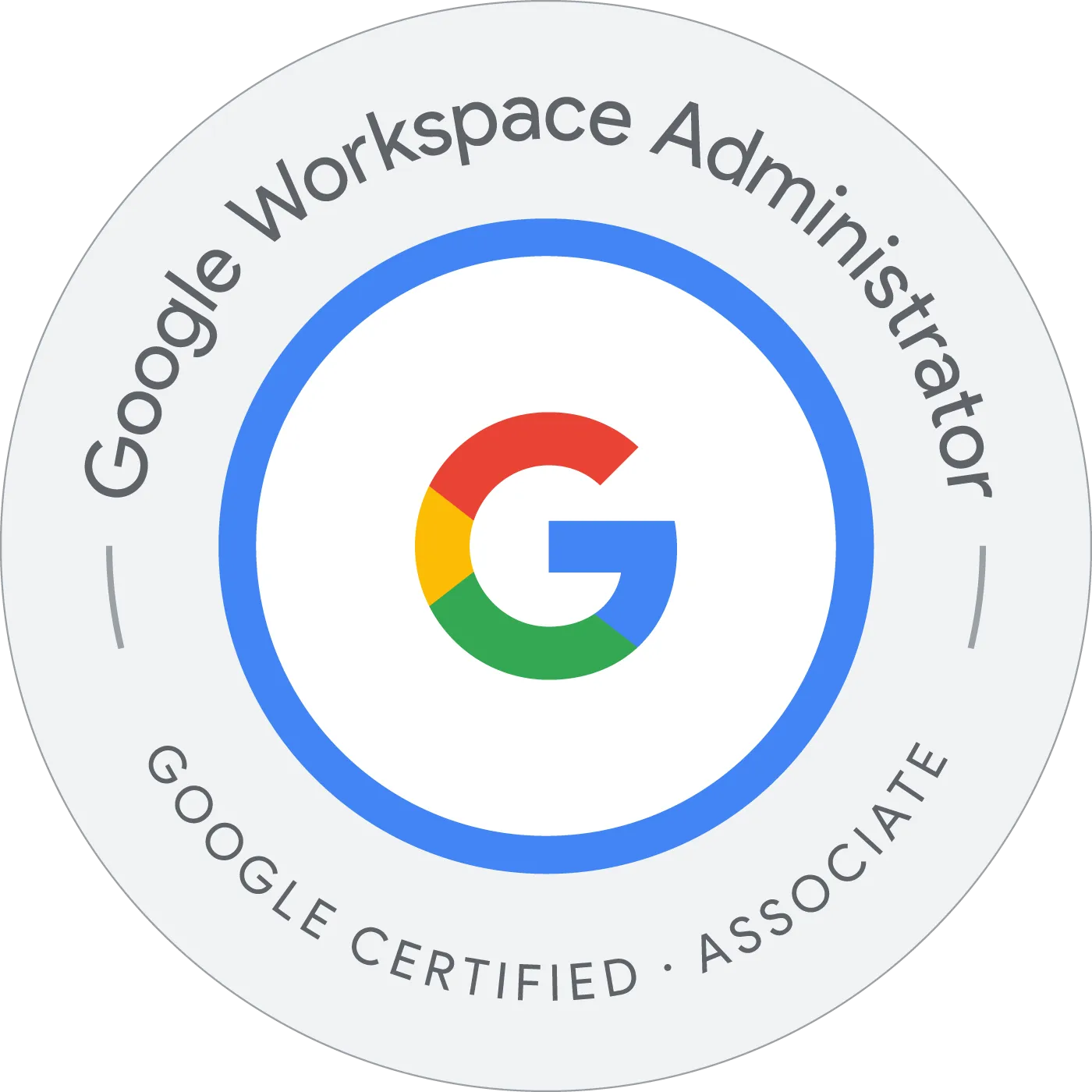 Google Certified Associate Google Workspace Administrator Badge