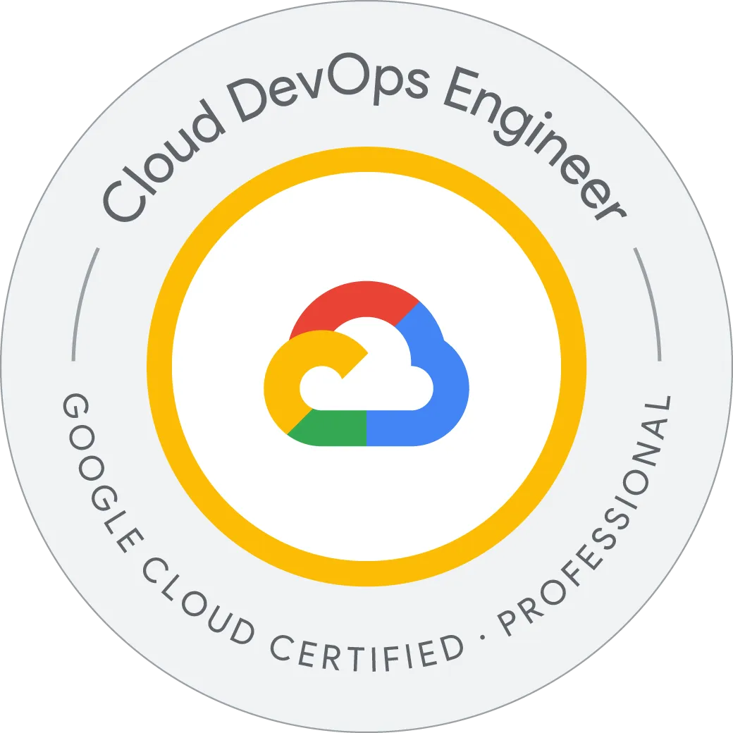 Google Certified Professional Cloud DevOps Engineer Badge