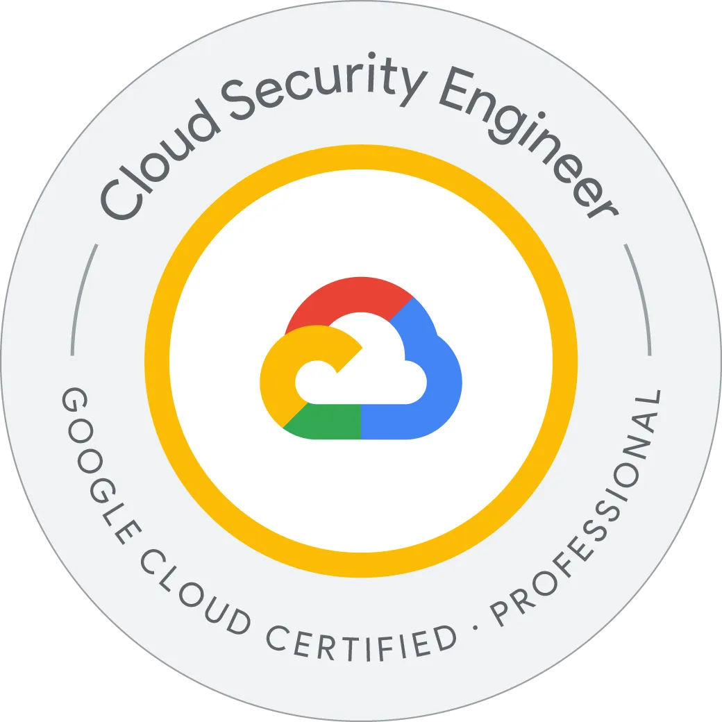 Google Certified Professional Cloud Security Engineer Badge