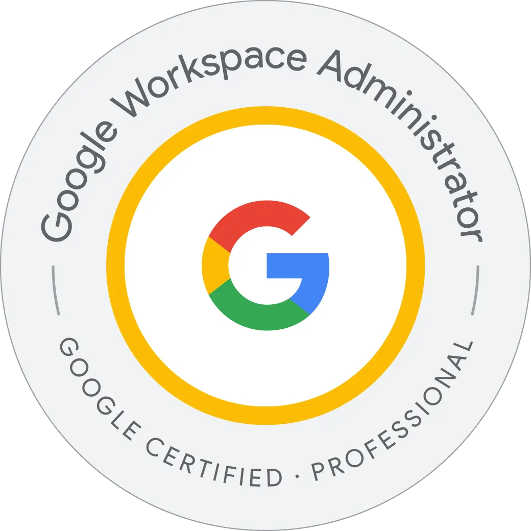 Google Certified Professional Workspace Administrator Badge