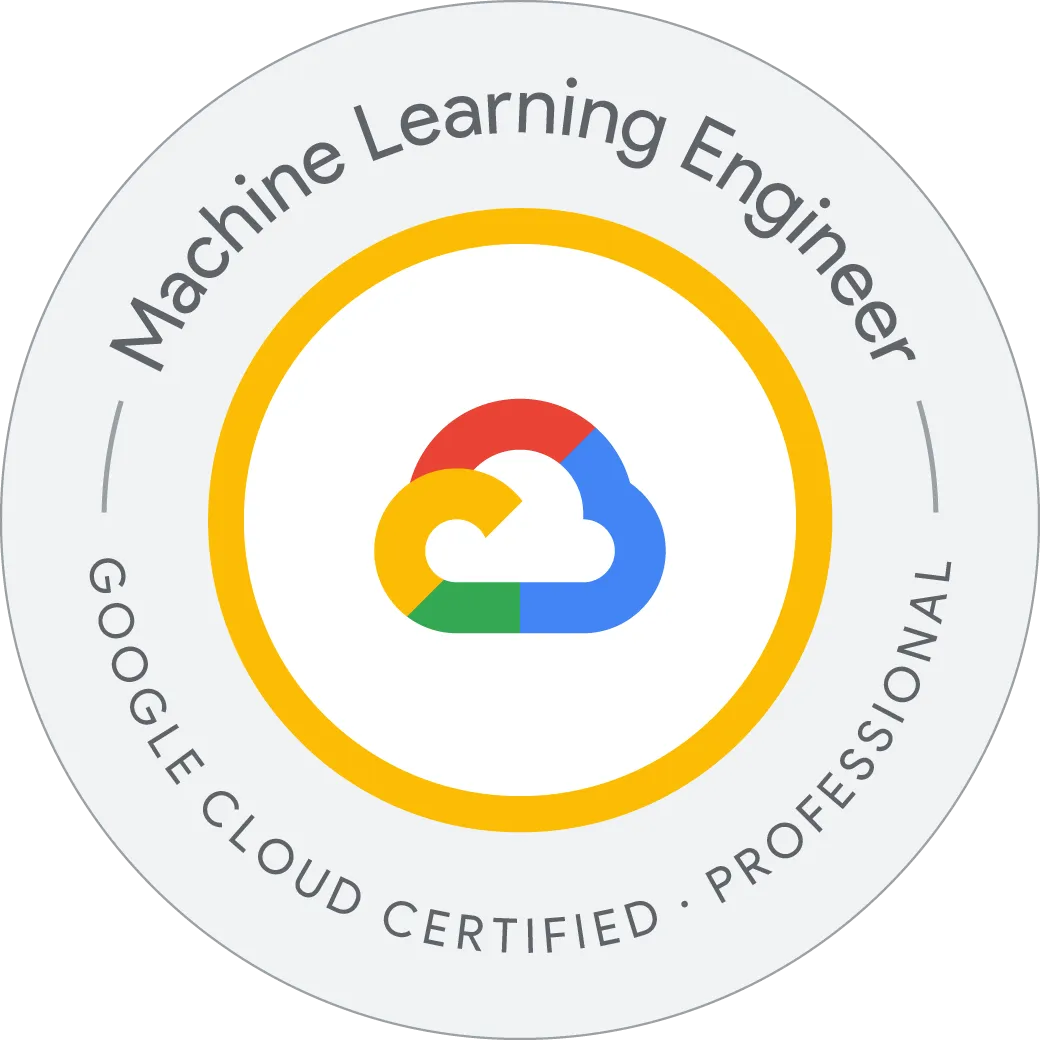 Google Certified Professional Machine Learning Engineer Badge