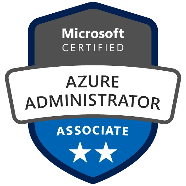 Microsoft Certified Azure Administrator Associate AZ-104 Badge