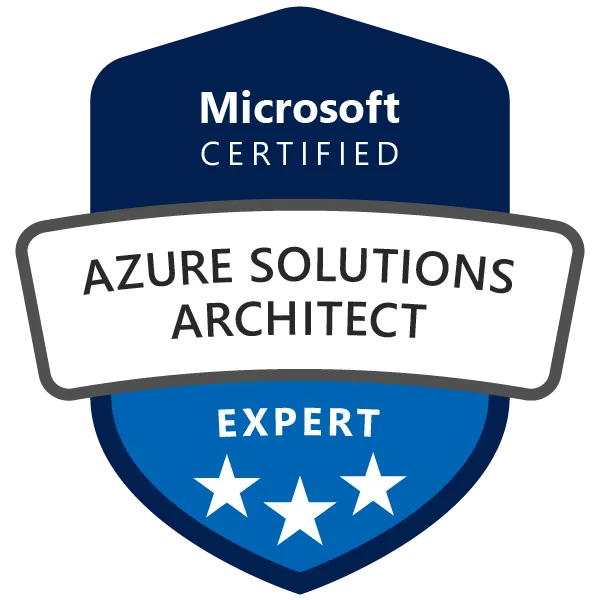 Microsoft Certified Azure Solutions Architect Expert AZ-305 Badge