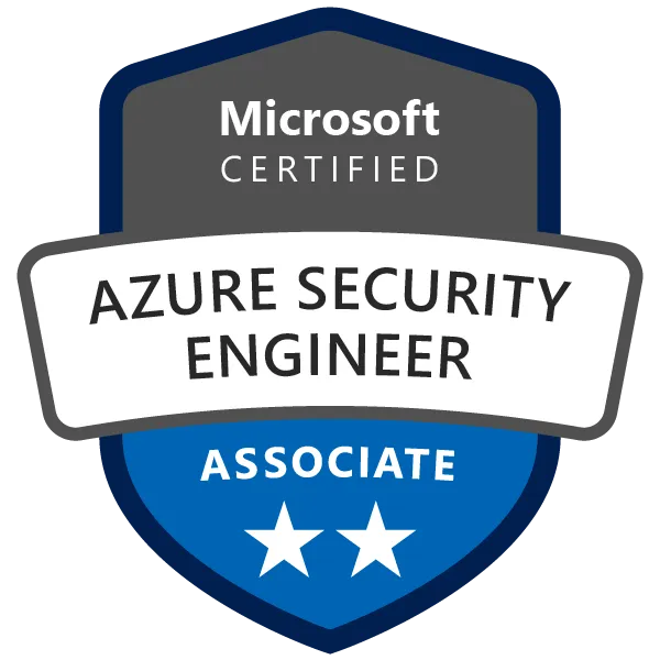 Microsoft Certified Azure Security Engineer Associate AZ-500 Badge