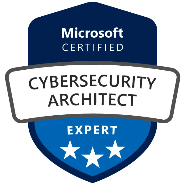 Microsoft Certified Cybersecurity Architect Expert SC-100 Badge