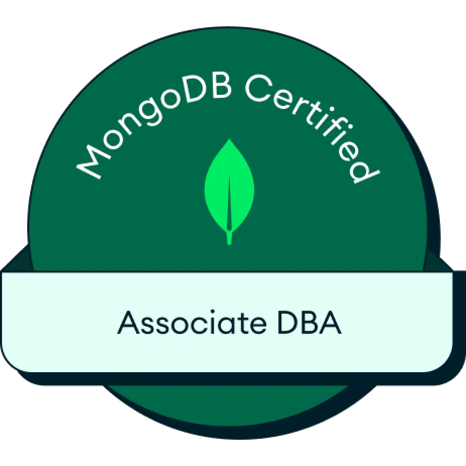 MongoDB Certified Associate Database Administrator Badge