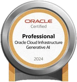 Oracle Cloud Infrastructure 2024 Generative AI Certified Professional Badge