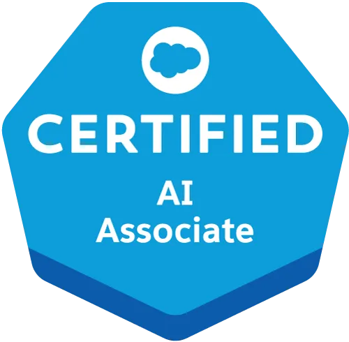 Salesforce Certified AI Associate Badge